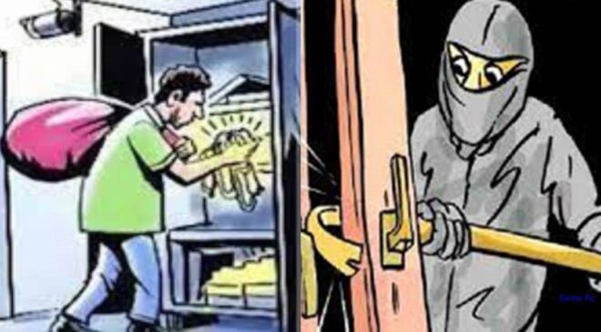 पुलिस के सामने चुनौतियां पेश कर रहे हैं चोर, रायपुर में 11 लाख की चोरी को दिया अंजाम, फुटेज के आधार पर आरोपियों की तलाशी शुरू…..