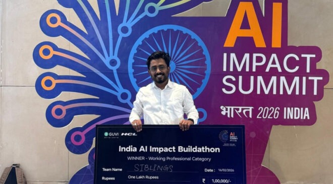 AI की दुनिया में राष्ट्रीय मंच पर लहराया छत्तीसगढ़ का परचम, इंडिया AI इंपैक्ट बिल्डथॉन में रायपुर के अनुराग मानिक और आस्था मानिक ने हासिल किया प्रथम स्थान